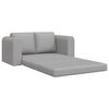 vidaXL Divano letto 60cm Grigio Nuvola Tessuto