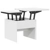 vidaXL Tavolino da salotto Bianco 55 x 54,5 x 45 cm Legno multistrato