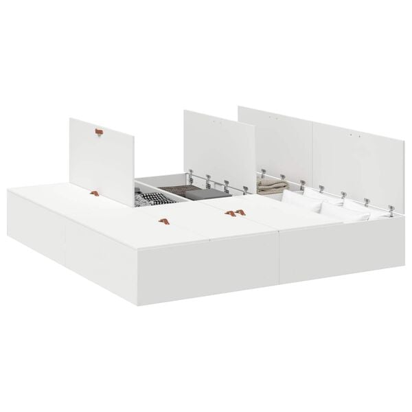 vidaXL Struttura del letto Bianco 200 x 180 x 31.5 cm