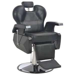 vidaXL Poltrona da Barbiere Nera 72x68x98 cm in Similpelle
