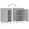 vidaXL Credenza Grigio Cemento 40x35x70 cm in Legno Multistrato