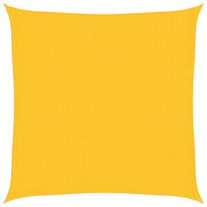 vidaXL Vela Parasole 160 g/m&sup2; Gialla 2x2 m in HDPE