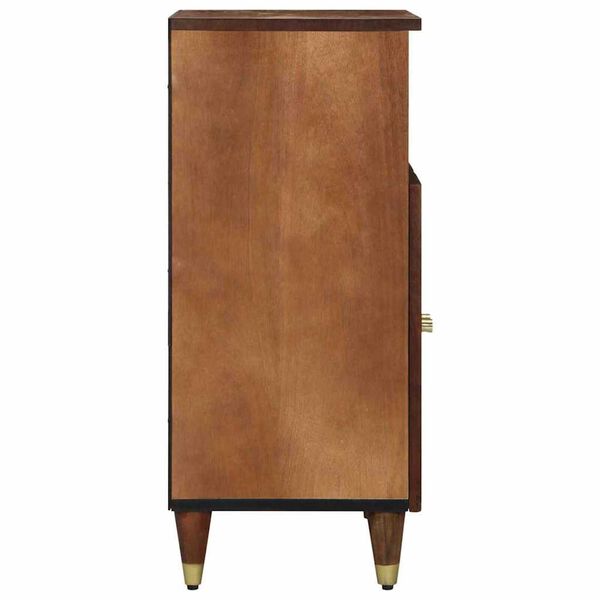 vidaXL Credenza Marrone 60 x 33 x 75 cm Legno di mango massello