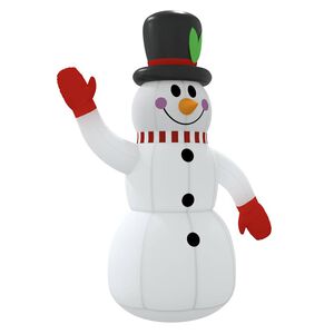 vidaXL Pupazzo di Neve Gonfiabile con LED 300 cm