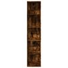 vidaXL Libreria Rovere Fumo 40x30x189 cm in Legno Multistrato