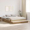 vidaXL Struttura letto con contenitore Rovere artigianale 180 cm