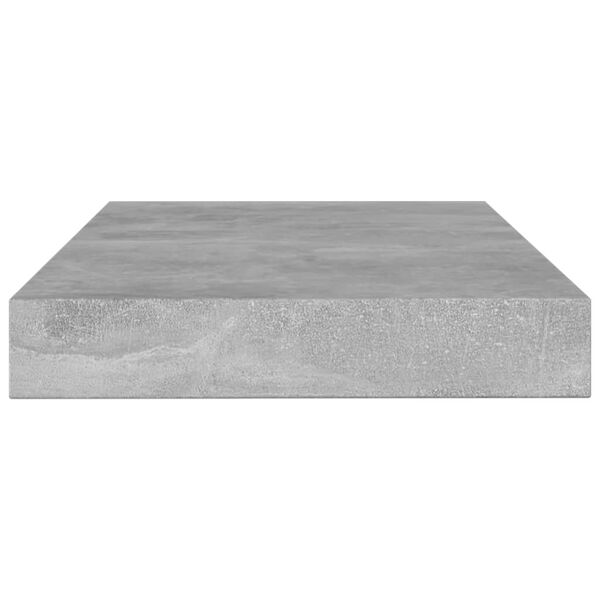 vidaXL Ripiani Libreria 4pz Grigio Cemento 100x10x1,5cm Multistrato