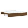vidaXL Giroletto senza Materaso Ambra in Legno Massello 200x200 cm