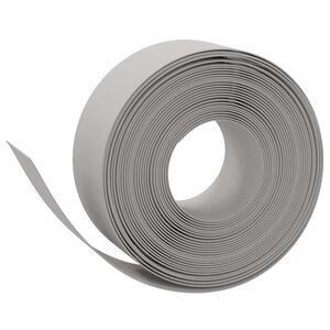 vidaXL Bordatura per giardino 25 m 20 cm PE Grigio