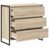 vidaXL Credenza Sonoma 79 x 36 x 75.5 cm Legno multistrato