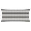 vidaXL Telo Ombra Grigio chiaro e bianco 2 x 5 m HDPE