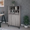 vidaXL Credenza Grigio Sonoma 60x36x110 cm in Legno Multistrato