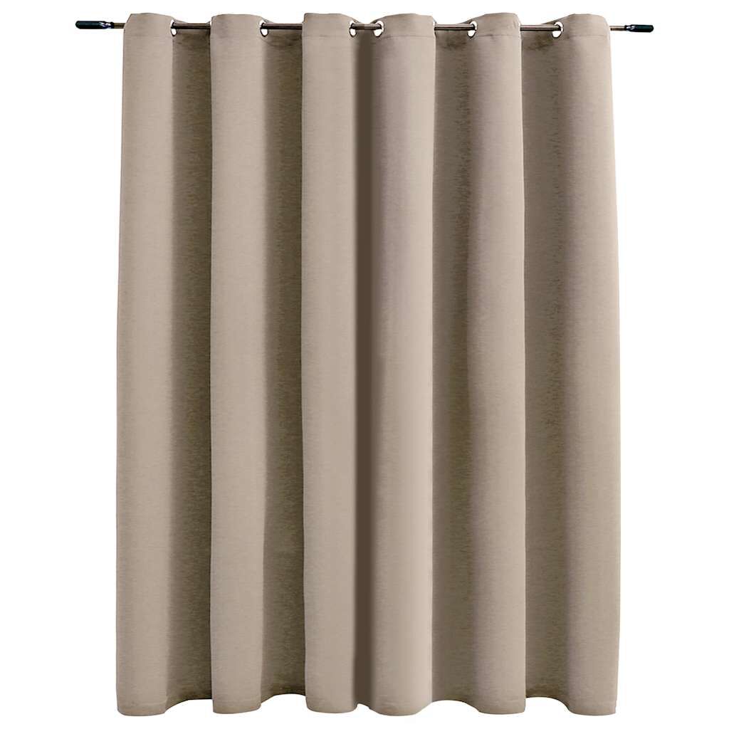 Asta Per Tende Oscuranti MERIVILLE, Diametro 2,8 Cm, Nichel Satinato - Regolabile E Robusta, Accessori Inclusi