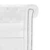 vidaXL Divano Chesterfield a L in Finta Pelle Bianco