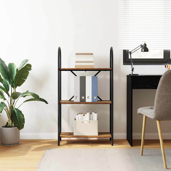 vidaXL Libreria Legno vecchio 60 x 30 x 109 cm Legno multistrato