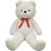 vidaXL Orsacchiotto di Peluche Bianco 242 cm