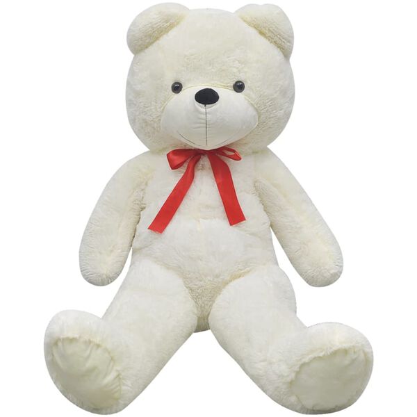 vidaXL Orsacchiotto di Peluche Bianco 242 cm