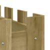 vidaXL Fioriera da Giardino Recinzione 150x30x30cm Pino Impregnato