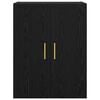 vidaXL Mobiletto a muro 2 pcs Rovere Nero 69,5 x 34 x 90 cm