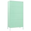 vidaXL Armadio Menta 90x50x180 cm in Acciaio