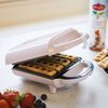 Bestron Piastra per Waffle Sticks ASW400 460 W Rosa