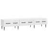 vidaXL Mobile TV Bianco Lucido 147 x 34,5 x 30 cm Legno ingegnerizzato