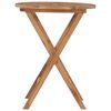 vidaXL Tavolo da Giardino Pieghevole 60 cm in Legno Massello di Teak