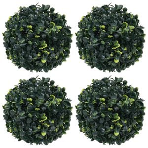 vidaXL Sfere di Bosso Artificiale 4 pz 12 cm
