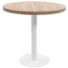 vidaXL Tavolo da Bistrot Marrone Chiaro 80 cm in MDF