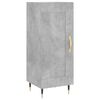 vidaXL Credenza Grigio Cemento 34,5x34x90 cm in Legno Multistrato