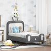 vidaXL Struttura letto per bambini con testata Grigio chiaro