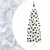 vidaXL Albero di Natale Artificiale Slim con Palline 180 cm 300 LED
