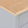 vidaXL Comodini Grigi 2 pz 35x30x49 cm in MDF
