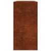 vidaXL Rack per Legna da Ardere 100x40x80 cm in Acciaio Corten