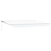 vidaXL Tenda retrattile manuale Bianco 5 x 3 m