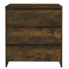 vidaXL Credenza Rovere Fumo 70x41x75 cm in Truciolato