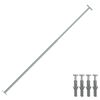 vidaXL Barra di Sicurezza per Finestra Regolabile 710-1200 mm
