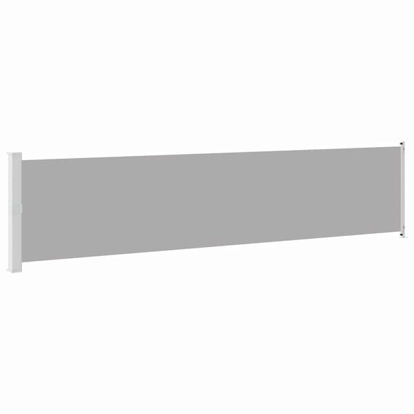 vidaXL Tenda Laterale Retrattile per Patio 140x600 cm Grigio