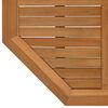 vidaXL Piano per Tavolo 90x90x2,5 cm Ottagonale Legno Massello di Teak