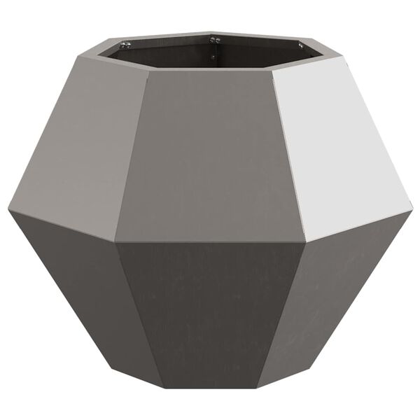 vidaXL Fioriera Ruggine 50 x 50 x 40 cm