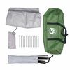 vidaXL Tenda da Campeggio Tipi per 7 Persone Verde Impermeabile
