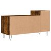 vidaXL Mobile TV Rovere Fumo 100x35x55 cm in Legno Multistrato