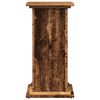 vidaXL Espositore con Portaoggetti Legno Antico 31x30x60 cm Truciolato