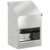 vidaXL Feeder per pollo Argento 21 x 16 x 33 cm Acciaio zincato