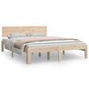 vidaXL Giroletto in Legno Massello di Pino 140x190 cm