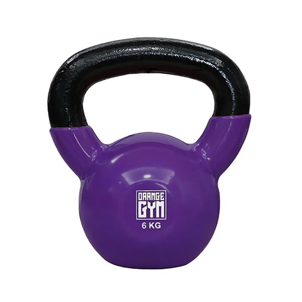 Orange Gym Kettlebell in Vinile 6 kg Viola