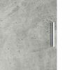 vidaXL Highboard Grigio cemento 31,5 x 32 x 124 cm Legno multistrato