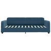 vidaXL Letto da Giorno Blu 100x200 cm in Velluto