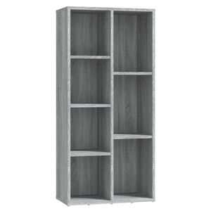 vidaXL Libreria Grigio Sonoma 50x25x106 cm