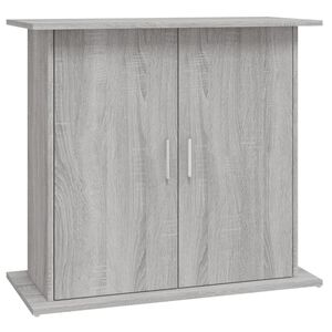 vidaXL Supporto Acquario 81x36x73cm in Legno Multistrato Grigio Sonoma